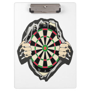 Durchbruch zum Bullseye - Ultimate Dartboard Klemmbrett