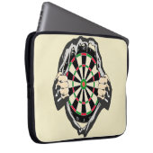Durchbruch zum Bullseye - Ultimate Dartboard Laptopschutzhülle (Vorne Rechts)