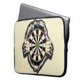 Durchbruch zum Bullseye - Ultimate Dartboard Laptopschutzhülle (Vorderseite Links)