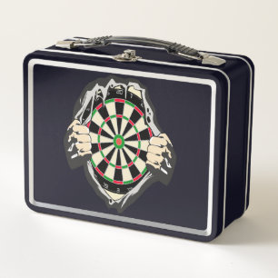Durchbruch zum Bullseye - Ultimate Dartboard Metall Brotdose