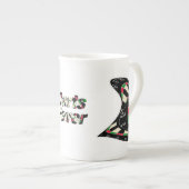 Durchbruch zum Bullseye - Ultimate Dartboard Porzellantasse (Vorderseite Rechts)