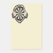 Durchbruch zum Bullseye - Ultimate Dartboard Post-it Klebezettel (Vorderseite)
