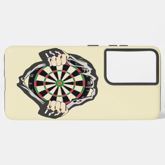 Durchbruch zum Bullseye - Ultimate Dartboard Samsung Galaxy Hülle (Linke Seite)