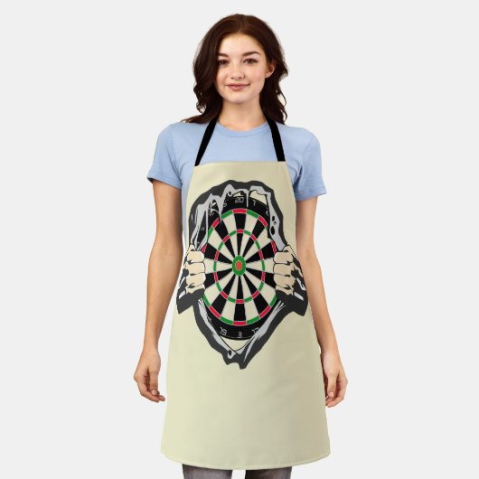 Durchbruch zum Bullseye - Ultimate Dartboard Schürze (Getragen)