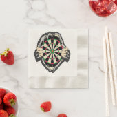 Durchbruch zum Bullseye - Ultimate Dartboard Serviette (Beispiel)