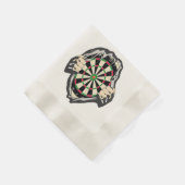 Durchbruch zum Bullseye - Ultimate Dartboard Serviette (Ecke)
