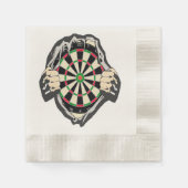 Durchbruch zum Bullseye - Ultimate Dartboard Serviette (Vorderseite)