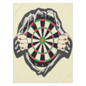 Durchbruch zum Bullseye - Ultimate Dartboard Tischdecke (Vorderseite)