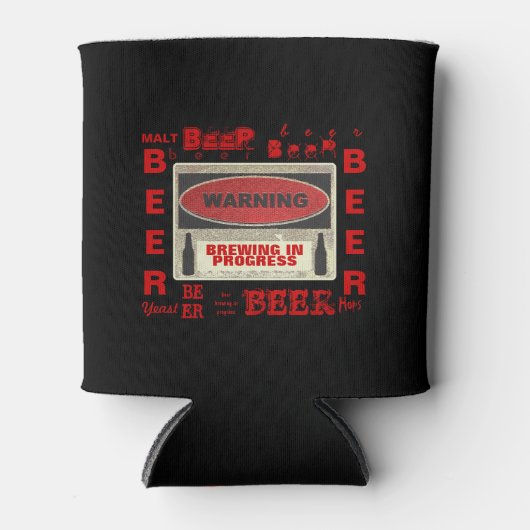 Durchbrühe rot/Lite gelb Dosenkühler (Vorderseite)