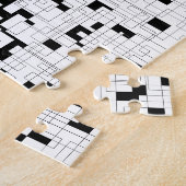 Durchdachte Linien III - schwarz u. weiße Kunst Puzzle (Seite)