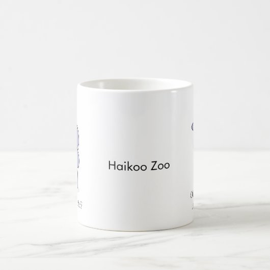 Durchdachte u. glückliche Flusspferd-Tasse Kaffeetasse (Mittel)