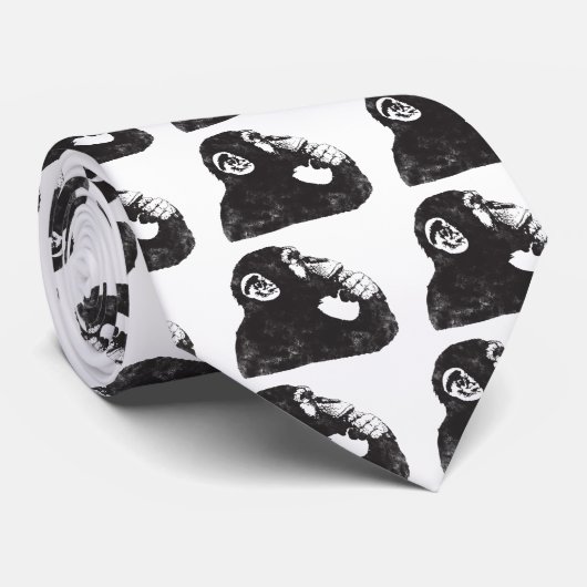 Durchdachter Affe Krawatte (Gerollt)