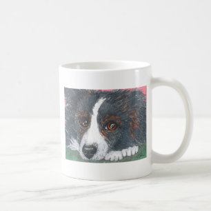 Durchdachter Border-Collie-Hund Kaffeetasse