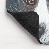 Durchdachter Border-Collie-Hund Mousepad (Ecke)