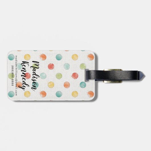 Durchdachter Schmetterlings-Schritt Gepäckanhänger (Rückseite horizontal)