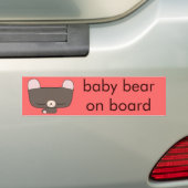 durchdachter Teddybär Autoaufkleber (Auf Auto)