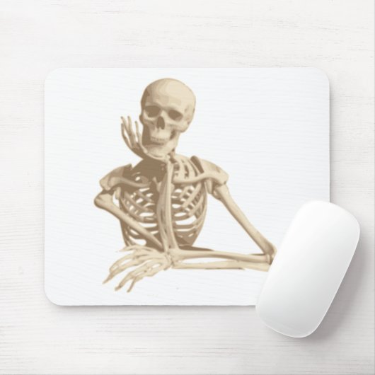 Durchdachtes Skelett Mousepad (Mit Mouse)