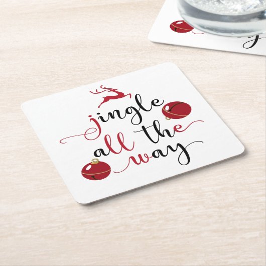 durchdrehen rechteckiger pappuntersetzer (angewinkelt)