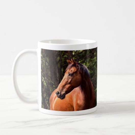 Durcheinander Clydesdale Pferd - Felsen Kaffeetasse (Links)