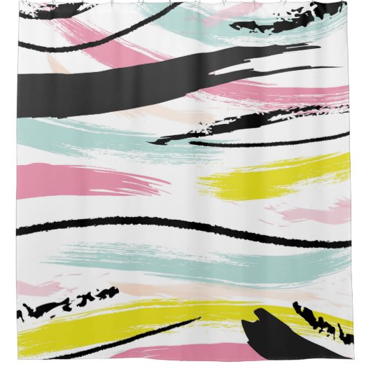 Durcheinander Duschvorhang (Vorderseite)