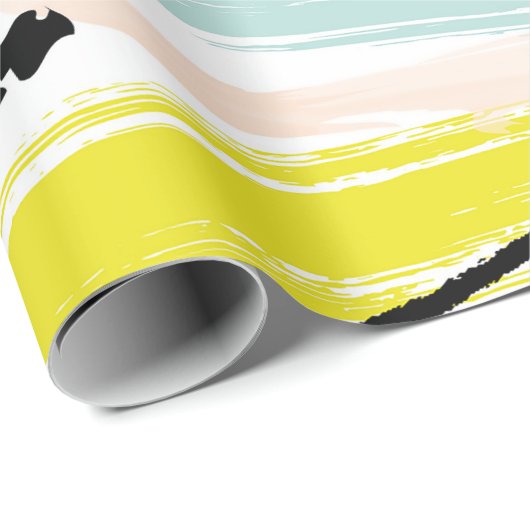 Durcheinander Geschenkpapier (Rolleneckpunkt)