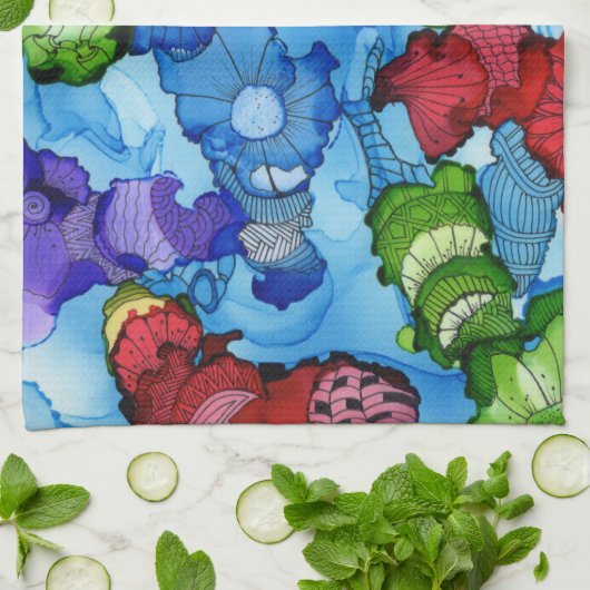 Durcheinander-Geschirrtuch Geschirrtuch (Gefaltet)