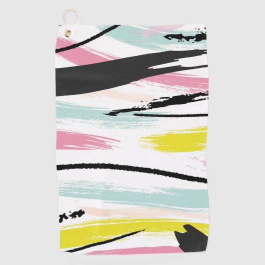 Durcheinander Golfhandtuch (Vorderseite)