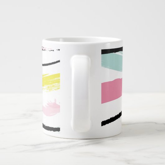 Durcheinander Jumbo-Tasse (Rückseite)