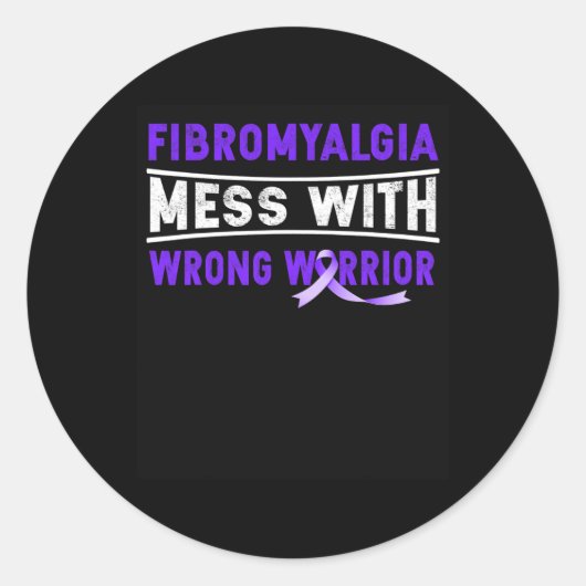 Durcheinander mit dem falschen Krieger Runder Aufkleber (Vorderseite)