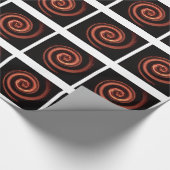 Durcheinander mit den Augen wirbeln Geschenkpapier (Ecke)