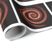 Durcheinander mit den Augen wirbeln Geschenkpapier (Rolleneckpunkt)