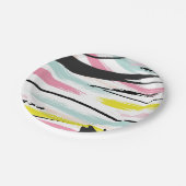 Durcheinander Pappteller (Schrägansicht)