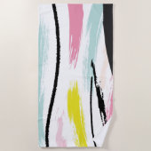 Durcheinander Strandtuch (Vorderseite)