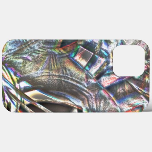 Durcheinander von bunten Strichen in rustikalem un Case-Mate iPhone Hülle (Rückseite (Horizontal))