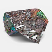 Durcheinander von Farbstücken, die nicht wirklich Krawatte (Gerollt)