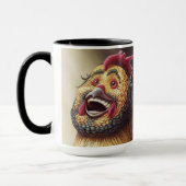 Durcheinandergebrachte Hahn-Kaffee-Tasse Tasse (Links)