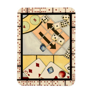 Durcheinandergebrachte Zusammenstellung der Magnet