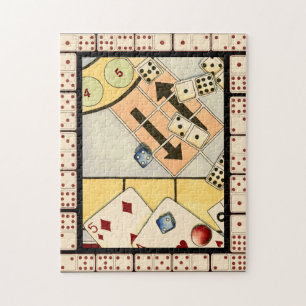 Durcheinandergebrachte Zusammenstellung der Puzzle