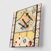 Durcheinandergebrachte Zusammenstellung der Quadratische Wanduhr (Winkel)