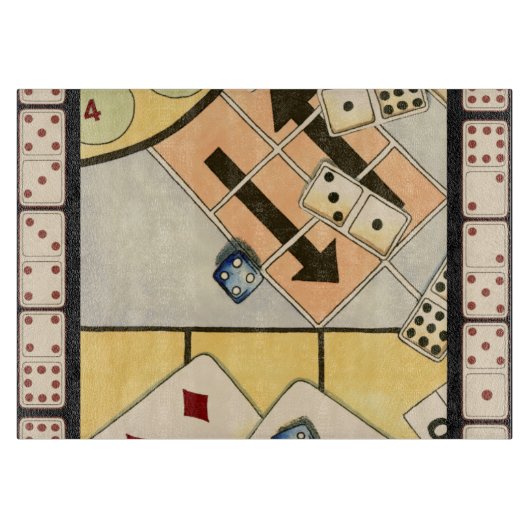 Durcheinandergebrachte Zusammenstellung der Schneidebrett (Vorderseite)