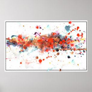 Durcheinandergemischte Farbe Poster