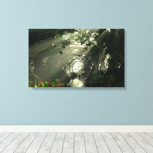 Durchfahrt Leinwanddruck (Insitu (Holzboden))