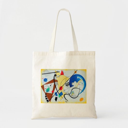 Durchfahrt Linie durch Wassily Kandinsky Tragetasche (Vorne)