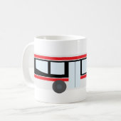 Durchfahrt-Tassen: Toronto-Bus Kaffeetasse (Vorderseite Links)