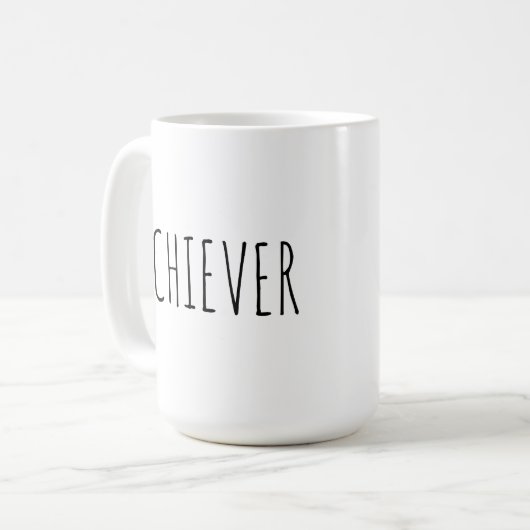 Durchführer-Inspirational Zitat-Kaffee-Tasse Kaffeetasse (Vorderseite Links)