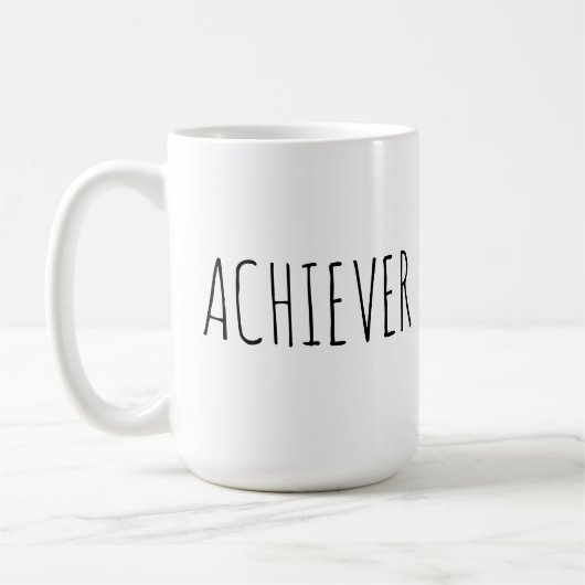 Durchführer-Inspirational Zitat-Kaffee-Tasse Kaffeetasse (Links)