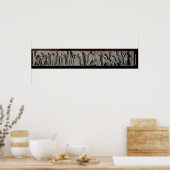 Durchführung der Volkszählung Poster (Küche)