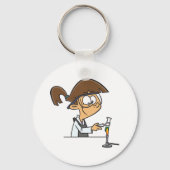 Durchführung eines wissenschaftlichen Experiments Schlüsselanhänger (Vorderseite)