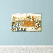 Durchführung von Marie-Antoinette Leinwanddruck (Insitu (Holzboden))