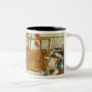 Durchführung von Marie-Antoinette Zweifarbige Tasse